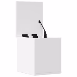 vidaXL Storage Box Toy Box Blanket Box Storage Chest White Engineered Wood - Additional view 6