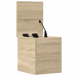 vidaXL Storage Box Blanket Box Toy Storage Chest Sonoma Oak Engineered Wood - Additional view 6