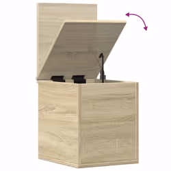 vidaXL Storage Box Blanket Box Toy Storage Chest Sonoma Oak Engineered Wood - Additional view 7