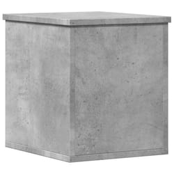 vidaXL Storage Box Blanket Box Storage Chest Concrete Grey Engineered Wood