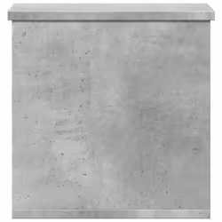 vidaXL Storage Box Blanket Box Storage Chest Concrete Grey Engineered Wood - Additional view 4