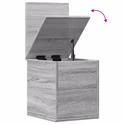 vidaXL Storage Box Blanket Box Toy Storage Chest Grey Sonoma Engineered Wood - Additional view 7