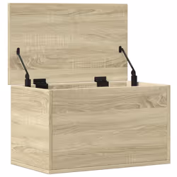 vidaXL Storage Box Blanket Box Toy Storage Chest Sonoma Oak Engineered Wood - Additional view 6