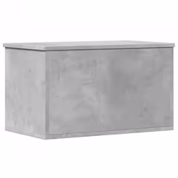 vidaXL Storage Box Blanket Box Storage Chest Concrete Grey Engineered Wood