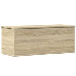 vidaXL Storage Box Blanket Box Toy Storage Chest Sonoma Oak Engineered Wood
