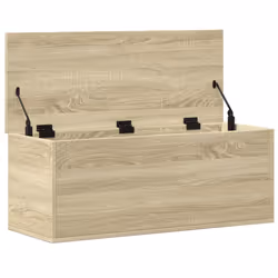 vidaXL Storage Box Blanket Box Toy Storage Chest Sonoma Oak Engineered Wood - Additional view 6