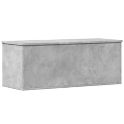 vidaXL Storage Box Blanket Box Storage Chest Concrete Grey Engineered Wood