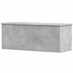 vidaXL Storage Box Blanket Box Storage Chest Concrete Grey Engineered Wood - Additional view 5