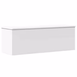 vidaXL Storage Box Toy Box Blanket Box Storage Chest White Engineered Wood