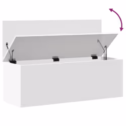 vidaXL Storage Box Toy Box Blanket Box Storage Chest White Engineered Wood - Additional view 9