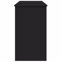 vidaXL Dressing Table with Mirror Cosmetic Table Makeup Table Vanity Desk - black - Additional view 5