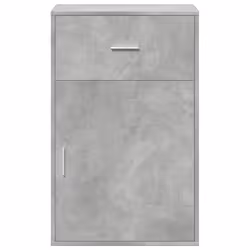 vidaXL Storage Cabinet Side Cabinet Sideboard Storage Cupboard Engineered Wood - concrete grey - Additional view 4