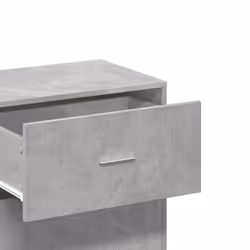 vidaXL Storage Cabinet Side Cabinet Sideboard Storage Cupboard Engineered Wood - concrete grey - Additional view 8