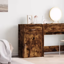 vidaXL Storage Cabinet Side Cabinet Sideboard Storage Cupboard Engineered Wood - smoked oak
