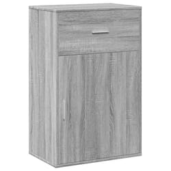 vidaXL Storage Cabinet Side Cabinet Sideboard Storage Cupboard Engineered Wood - grey sonoma