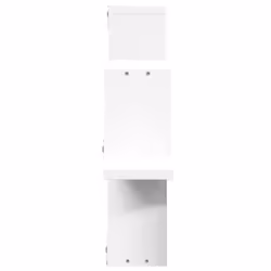 vidaXL Wall Shelf Floating Shelf Wall Storage Rack Book Shelf Engineered Wood - white - Additional view 5
