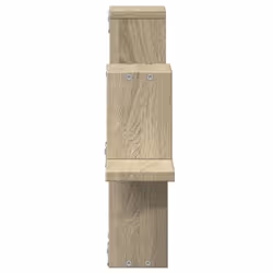 vidaXL Wall Shelf Floating Shelf Wall Storage Rack Book Shelf Engineered Wood - sonoma oak - Additional view 5