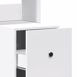 vidaXL Kitchen Cabinet Storage Unit Sideboard Tall Cupboard Engineered Wood - white, 35 x 50 x 180 cm - Additional view 8