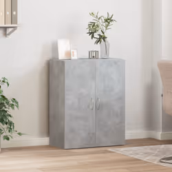 vidaXL File Cabinet File Storage Filing Cabinet Concrete Grey Engineered Wood