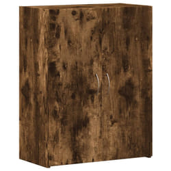 vidaXL File Cabinet File Storage Filing Cabinet Smoked Oak Engineered Wood