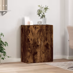 vidaXL File Cabinet File Storage Filing Cabinet Smoked Oak Engineered Wood