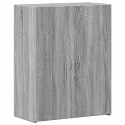 vidaXL File Cabinet File Storage Filing Cabinet Grey Sonoma Engineered Wood