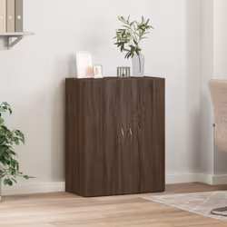 vidaXL File Cabinet File Storage Filing Cabinet Brown Oak Engineered Wood