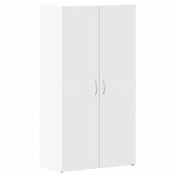 vidaXL File Cabinet Office File Storage Filing Cabinet White Engineered Wood