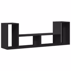 vidaXL TV Cabinets TV Stand TV Unit Entertainment Centre 2 pcs Engineered Wood - black, 75x30x50 cm - Additional view 7