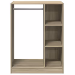 vidaXL Wardrobe Organiser Bedroom Closet Clothes Storage Shelf Engineered Wood - sonoma oak, 74x48x102 cm/10 kg - Additional view 4