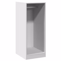 vidaXL Wardrobe Organiser Bedroom Closet Clothes Storage Shelf Engineered Wood - white, 48x41x102 cm