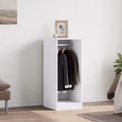 vidaXL Wardrobe Organiser Bedroom Closet Clothes Storage Shelf Engineered Wood - white, 48x41x102 cm