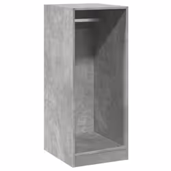 vidaXL Wardrobe Organiser Bedroom Closet Clothes Storage Shelf Engineered Wood - concrete grey, 48x41x102 cm