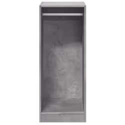 vidaXL Wardrobe Organiser Bedroom Closet Clothes Storage Shelf Engineered Wood - concrete grey, 48x41x102 cm - Additional view 4