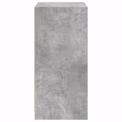 vidaXL Wardrobe Organiser Bedroom Closet Clothes Storage Shelf Engineered Wood - concrete grey, 48x41x102 cm - Additional view 5