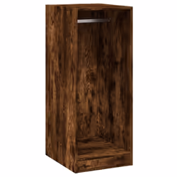 vidaXL Wardrobe Organiser Bedroom Closet Clothes Storage Shelf Engineered Wood - smoked oak, 48x41x102 cm