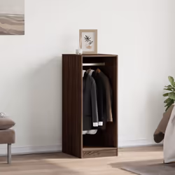 vidaXL Wardrobe Organiser Bedroom Closet Clothes Storage Shelf Engineered Wood - grey sonoma, 48x41x102 cm