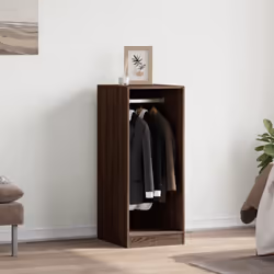 vidaXL Wardrobe Organiser Bedroom Closet Clothes Storage Shelf Engineered Wood - brown oak, 48x41x102 cm