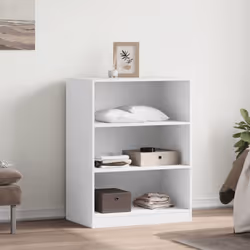 vidaXL Wardrobe Organiser Bedroom Closet Clothes Storage Shelf Engineered Wood - white, 77x48x102 cm/20 kg