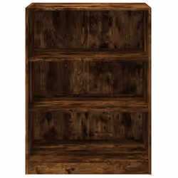 vidaXL Wardrobe Organiser Bedroom Closet Clothes Storage Shelf Engineered Wood - smoked oak, 77x48x102 cm/20 kg - Additional view 4