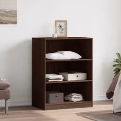 vidaXL Wardrobe Organiser Bedroom Closet Clothes Storage Shelf Engineered Wood - brown oak, 77x48x102 cm/20 kg - Additional view 2