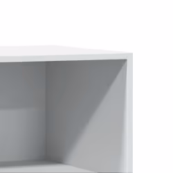 vidaXL Wardrobe Organiser Bedroom Closet Clothes Storage Shelf Engineered Wood - white, 48x41x102 cm/10 kg - Additional view 7