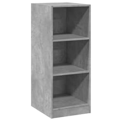 vidaXL Wardrobe Organiser Bedroom Closet Clothes Storage Shelf Engineered Wood - concrete grey, 48x41x102 cm/10 kg