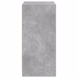vidaXL Wardrobe Organiser Bedroom Closet Clothes Storage Shelf Engineered Wood - concrete grey, 48x41x102 cm/10 kg - Additional view 5
