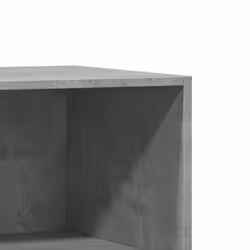 vidaXL Wardrobe Organiser Bedroom Closet Clothes Storage Shelf Engineered Wood - concrete grey, 48x41x102 cm/10 kg - Additional view 7