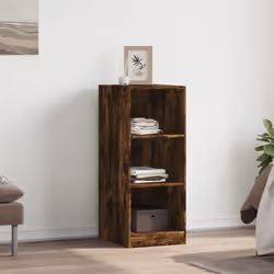 vidaXL Wardrobe Organiser Bedroom Closet Clothes Storage Shelf Engineered Wood - smoked oak, 48x41x102 cm/10 kg - Additional view 2