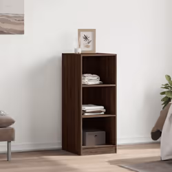 vidaXL Wardrobe Organiser Bedroom Closet Clothes Storage Shelf Engineered Wood - brown oak, 48x41x102 cm/10 kg - Additional view 2