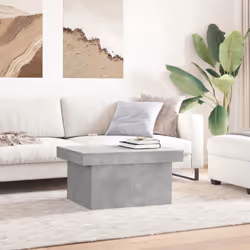 vidaXL Coffee Table Hallway End Table Side Table Concrete Grey Engineered Wood