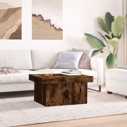 vidaXL Coffee Table Hallway End Table Side Table Smoked Oak Engineered Wood