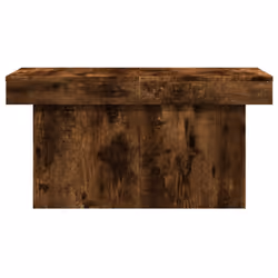 vidaXL Coffee Table Hallway End Table Side Table Smoked Oak Engineered Wood - Additional view 4